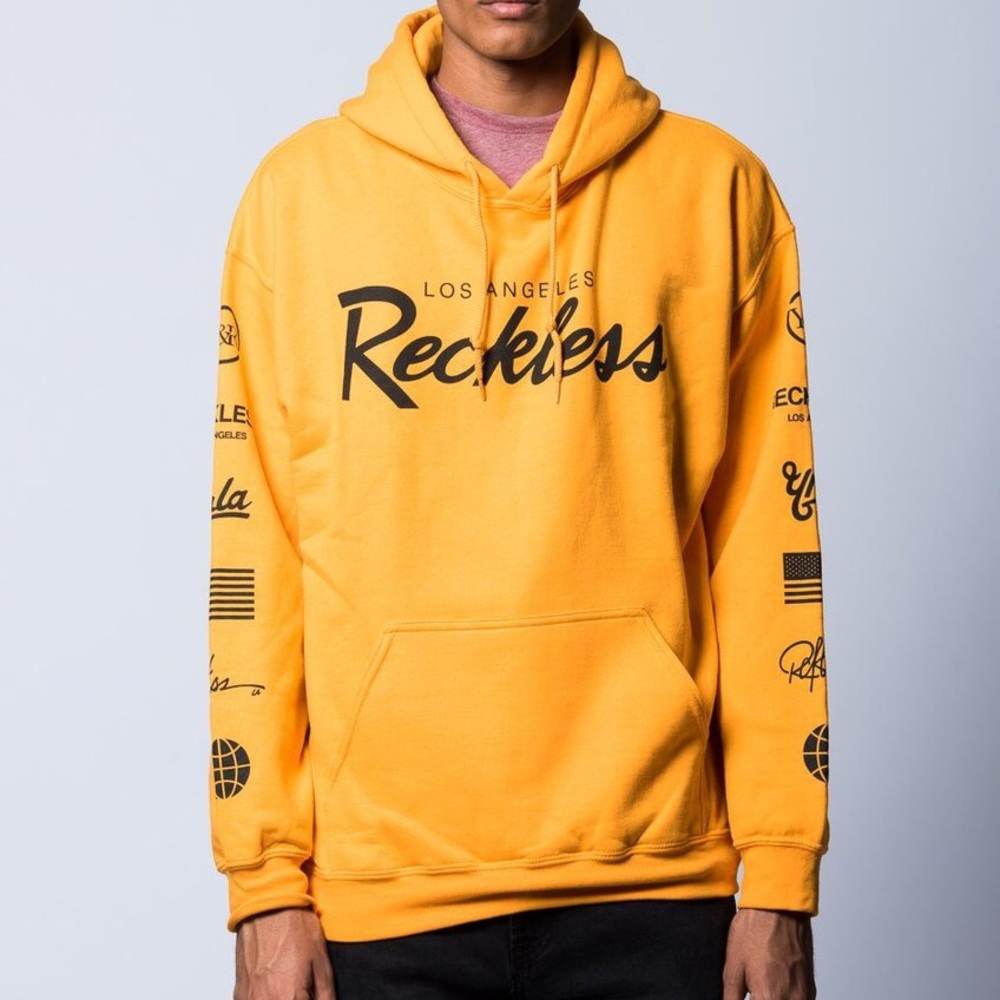 Mustard Yellow Young and Reckless Hoodie